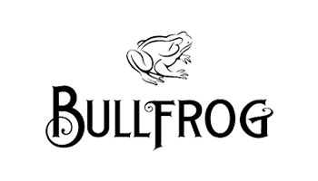 Bullfrog logo - Italian urban grooming since 2013 - Available at Menscapes Cyprus