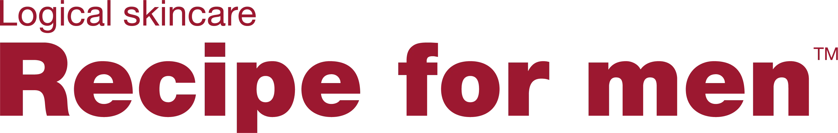 Recipe for Men logo - Swedish skincare since 2007 - Available at Menscapes Cyprus