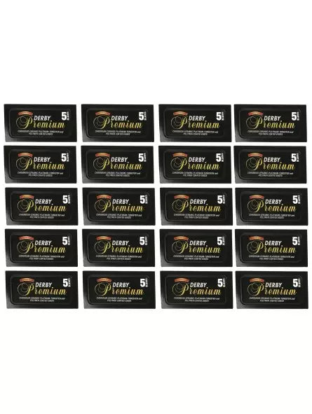 100 Cuchillas de Afeitar Derby Black