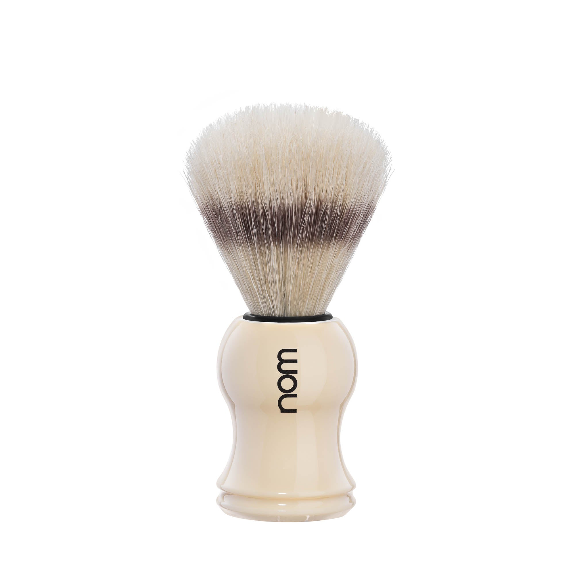 GUSTAV shaving brush, pure bristle, handle material plastic Creme