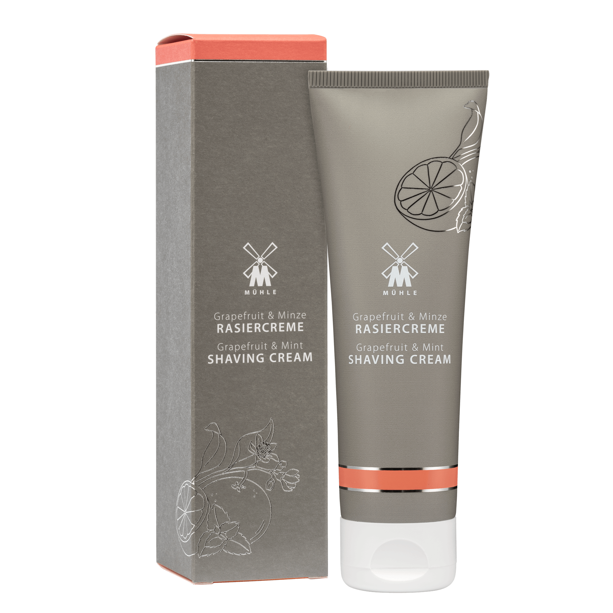 Shaving cream with Grapefruit/Mint