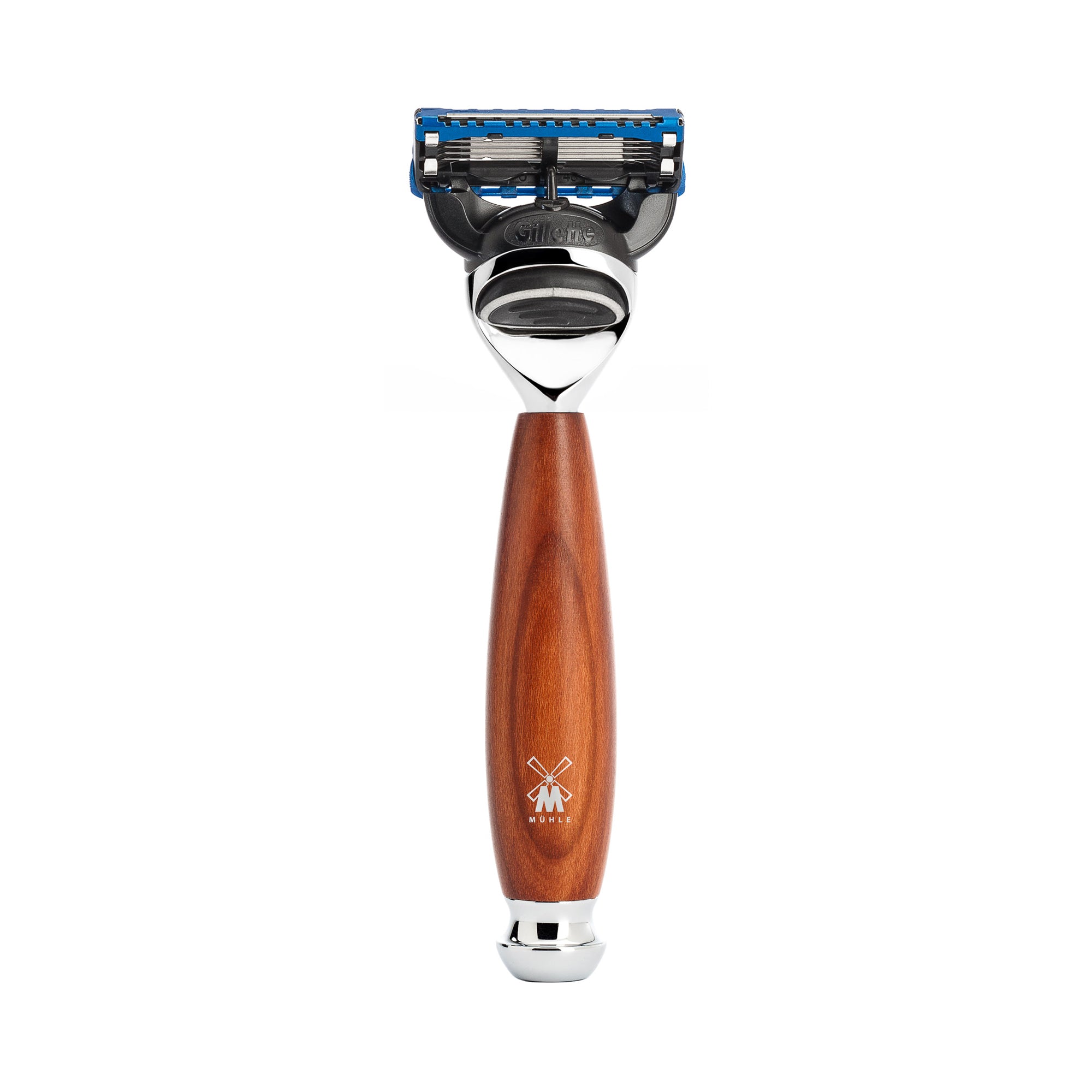 VIVO 5-blade razor, Gillette® Fusion™, handle material plum wood R 331 F