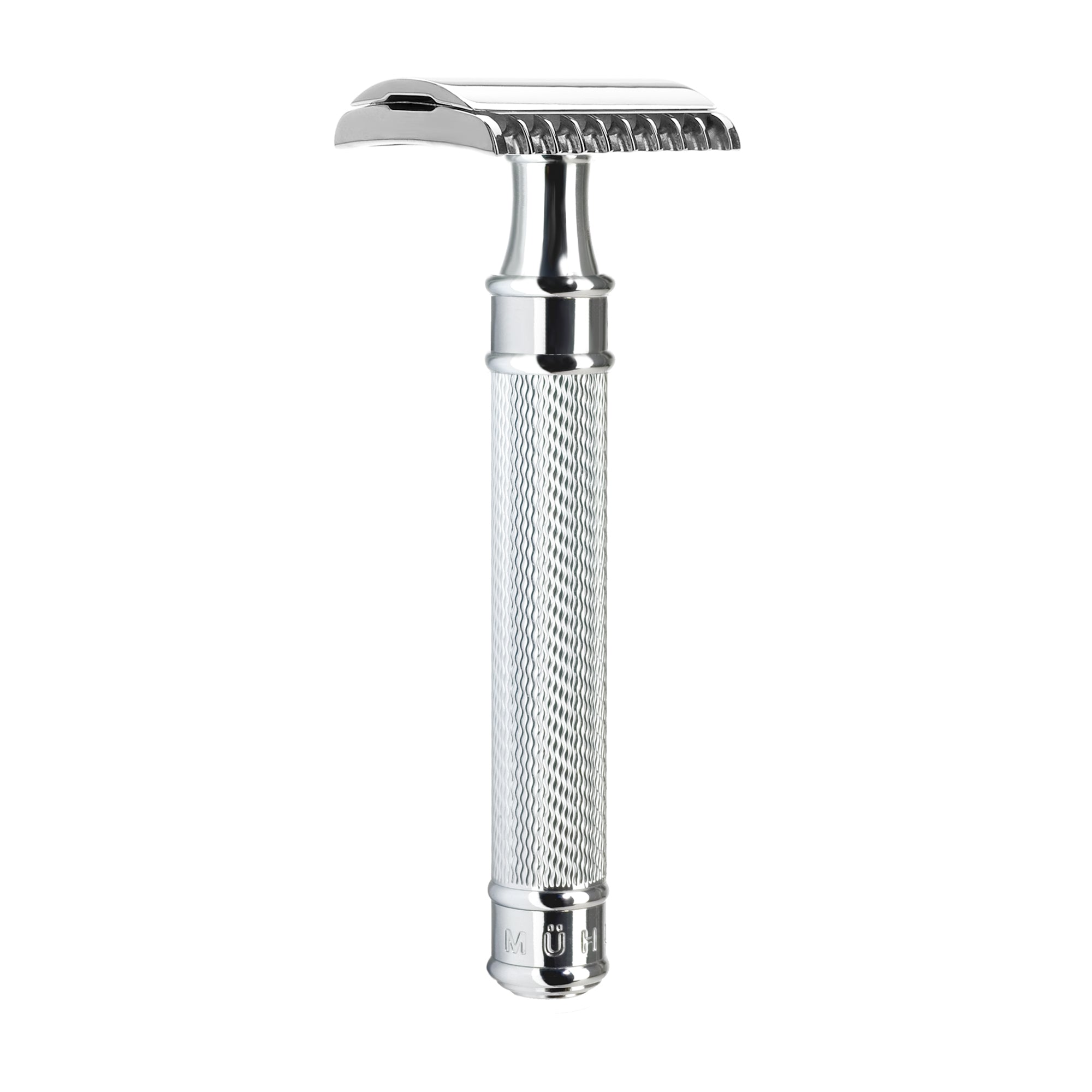 TRADITIONAL Safety razor GRANDE from MÜHLE, open comb,chrome-plated metal R 41 GRANDE