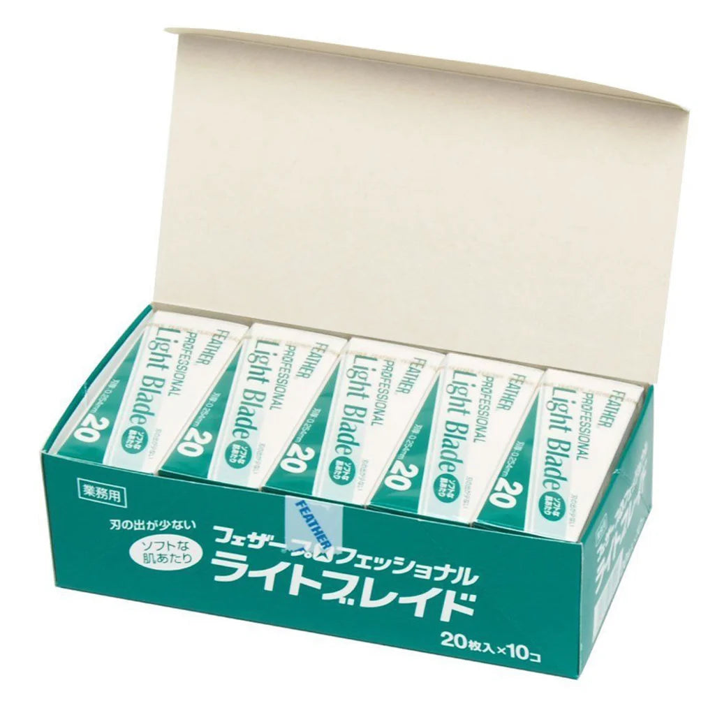 Shavette razor blades Professional Blades Light PL20 (200 pcs.)