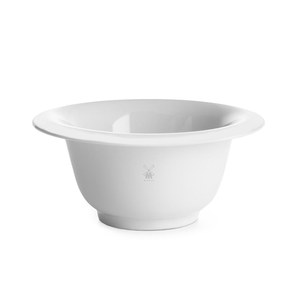 Shaving bowl , porcelain white