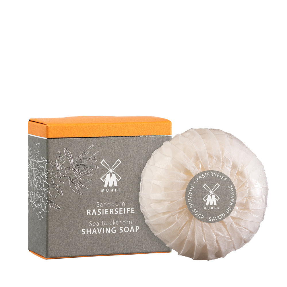 Shaving soap with Sea Buckthorn