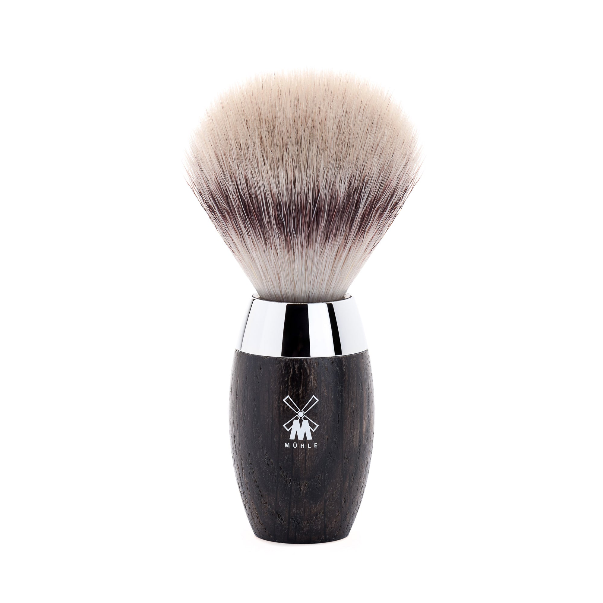 KOSMO shaving brush, Silvertip Fibre®, handle material bog oak