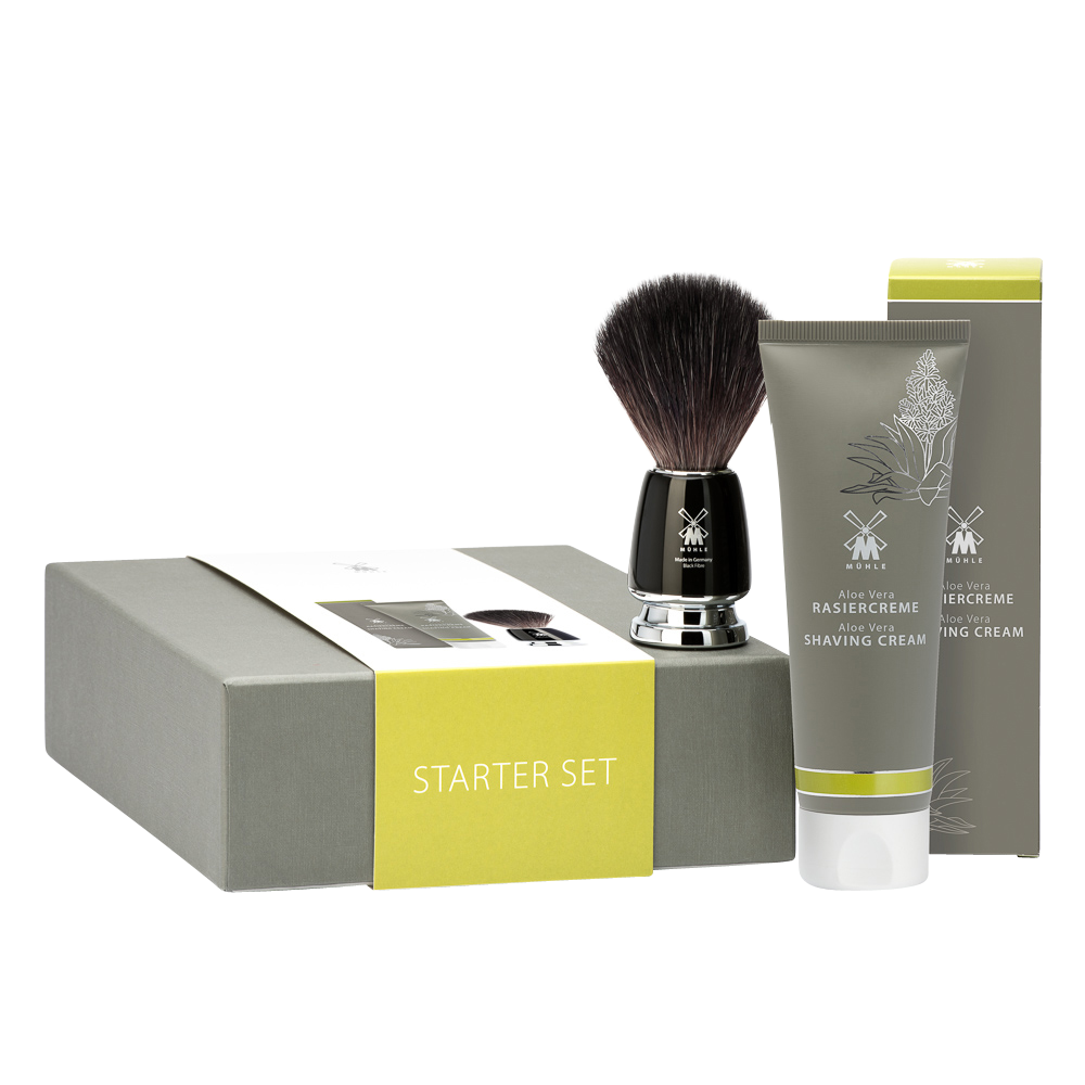 Shaving Cream + RYTMO Shaving Brush Aloe Vera Gift Set