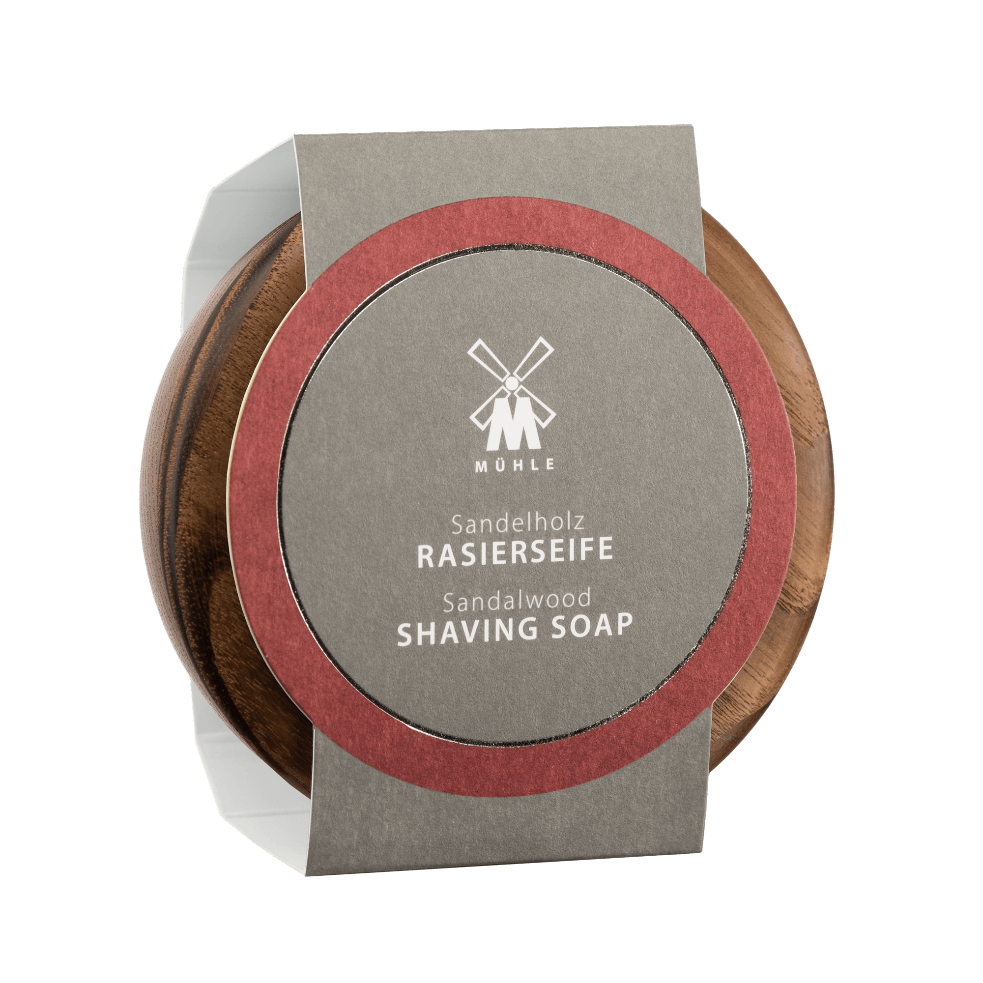 Wodden bowl with Shaving Soap Sandal 65ml