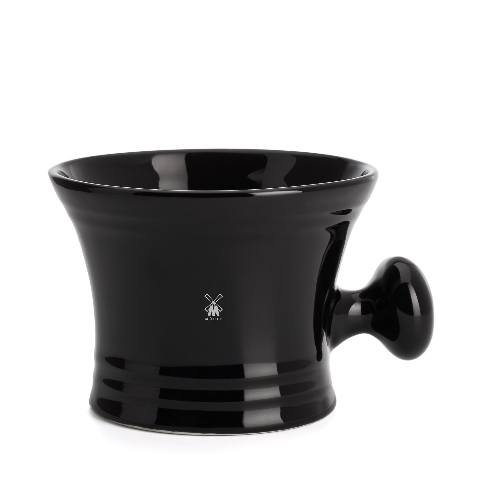 Shaving mug black