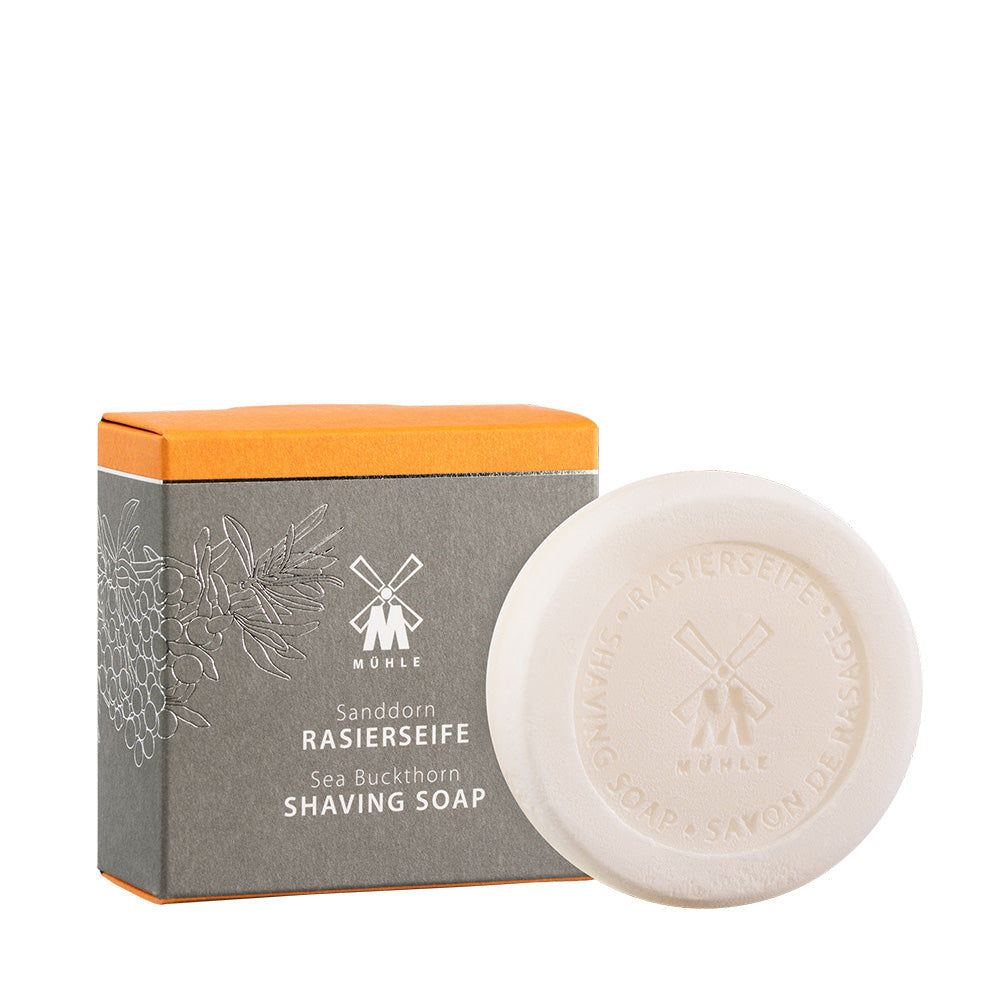Shaving soap with Sea Buckthorn