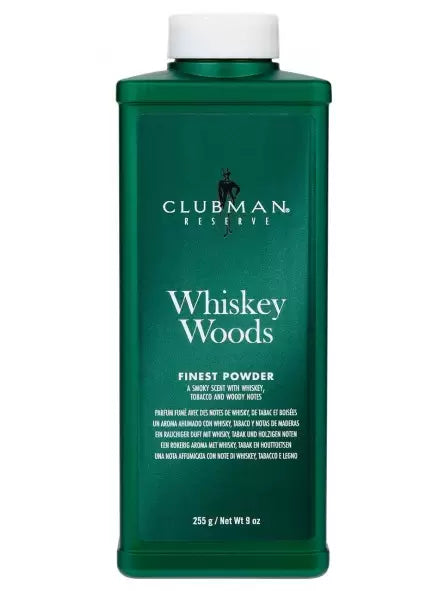 Whiskey Woods Powder Clubman Pinaud 255gr